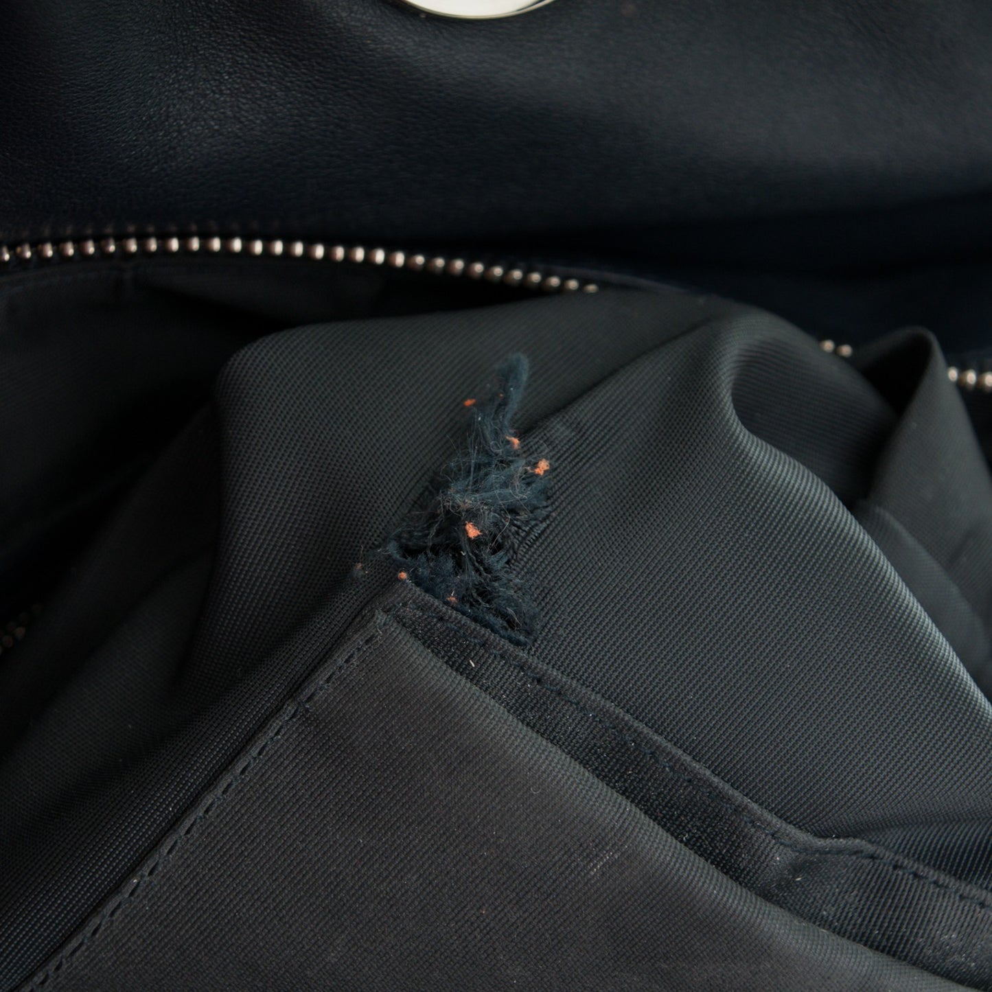 Lambskin Cannage Medium Granville Tote Navy Blue