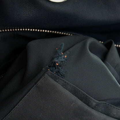 Christian Dior Lambskin Cannage Medium Granville Tote Navy Blue 8 of 12