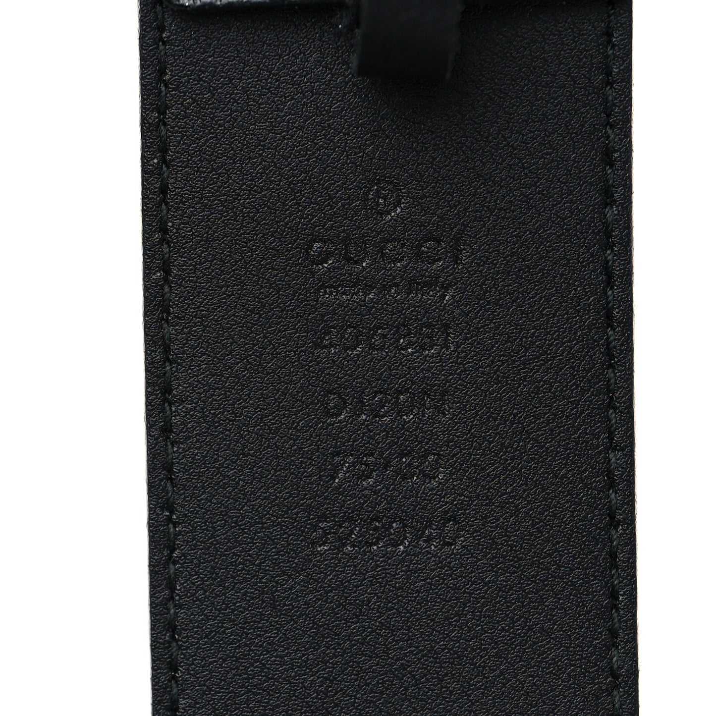 Textured Dollar Calfskin Nickel Double G 40mm Belt 70 28 Black