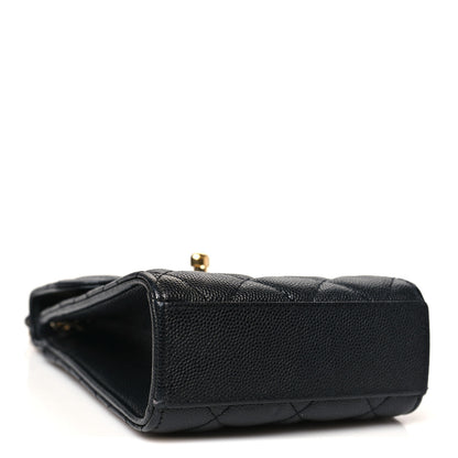 Chanel Caviar Quilted Classic Phone Holder Black 4 of 13