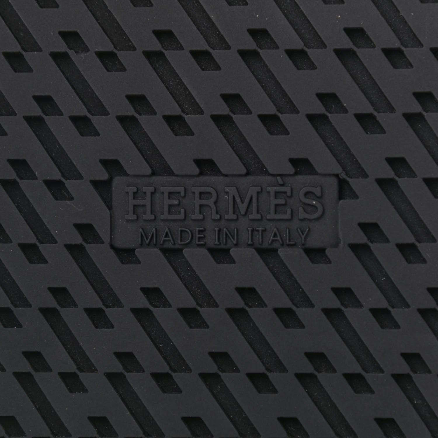 Hermes Veau Indios Woolskin Mens Chypre Sandals 44 Black Ecru 6 of 8
