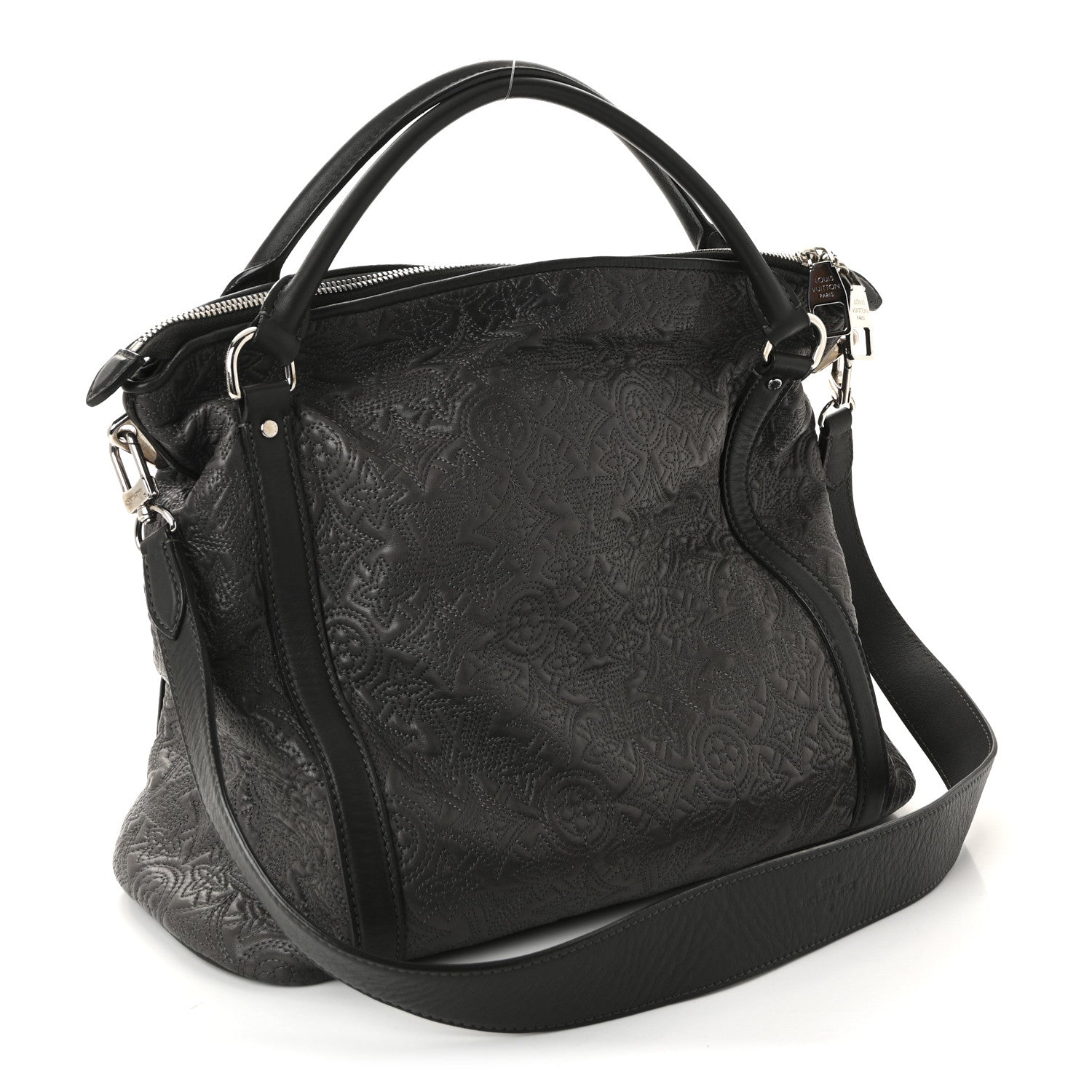 Louis Vuitton Monogram Lambskin Antheia Ixia PM Dark Gray 3 of 9