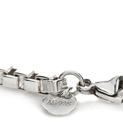 Tiffany Sterling Silver 4mm Venetian Link Bracelet 4 of 4