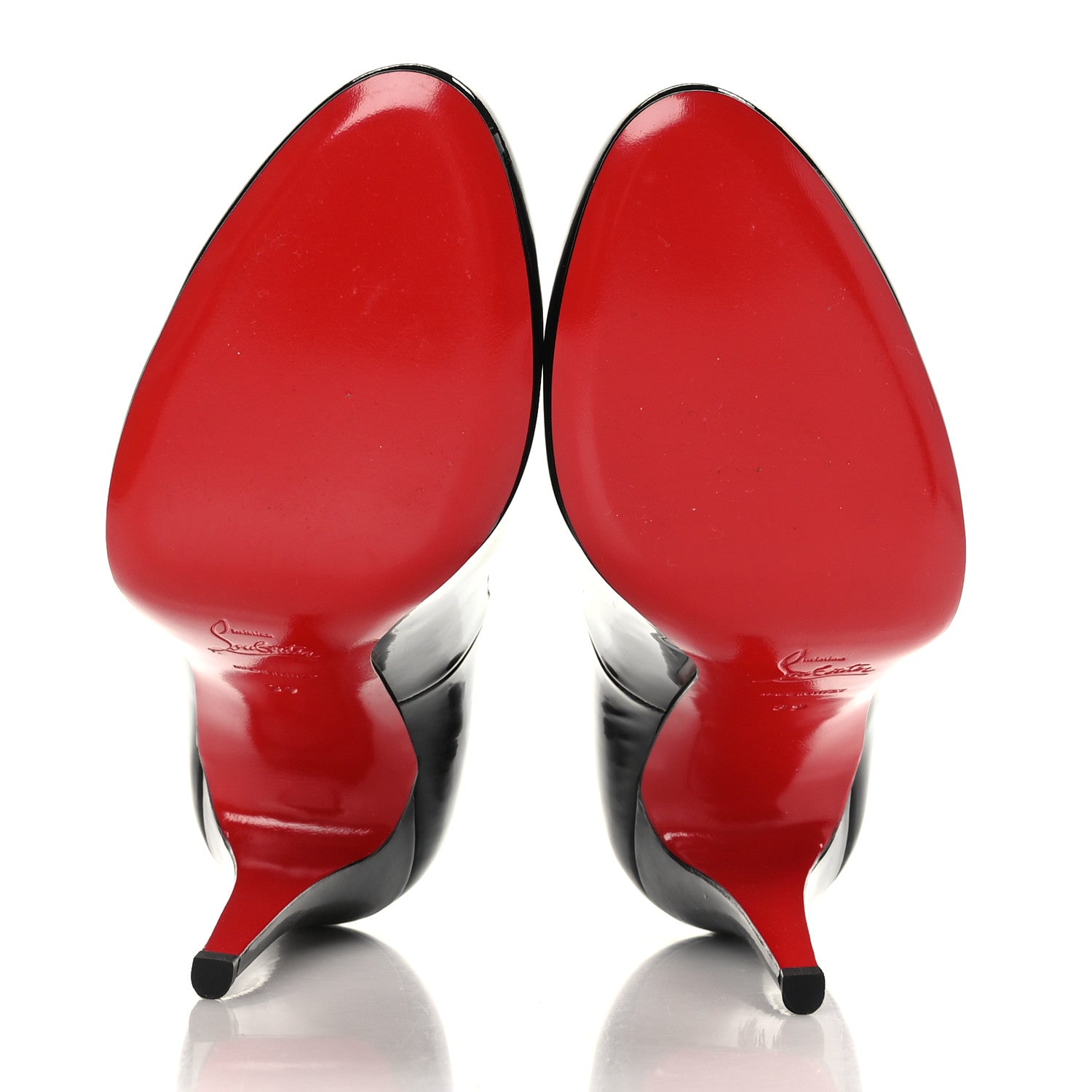 Christian Louboutin Patent Ron Ron 100 Pumps 39 Black 5 of 7