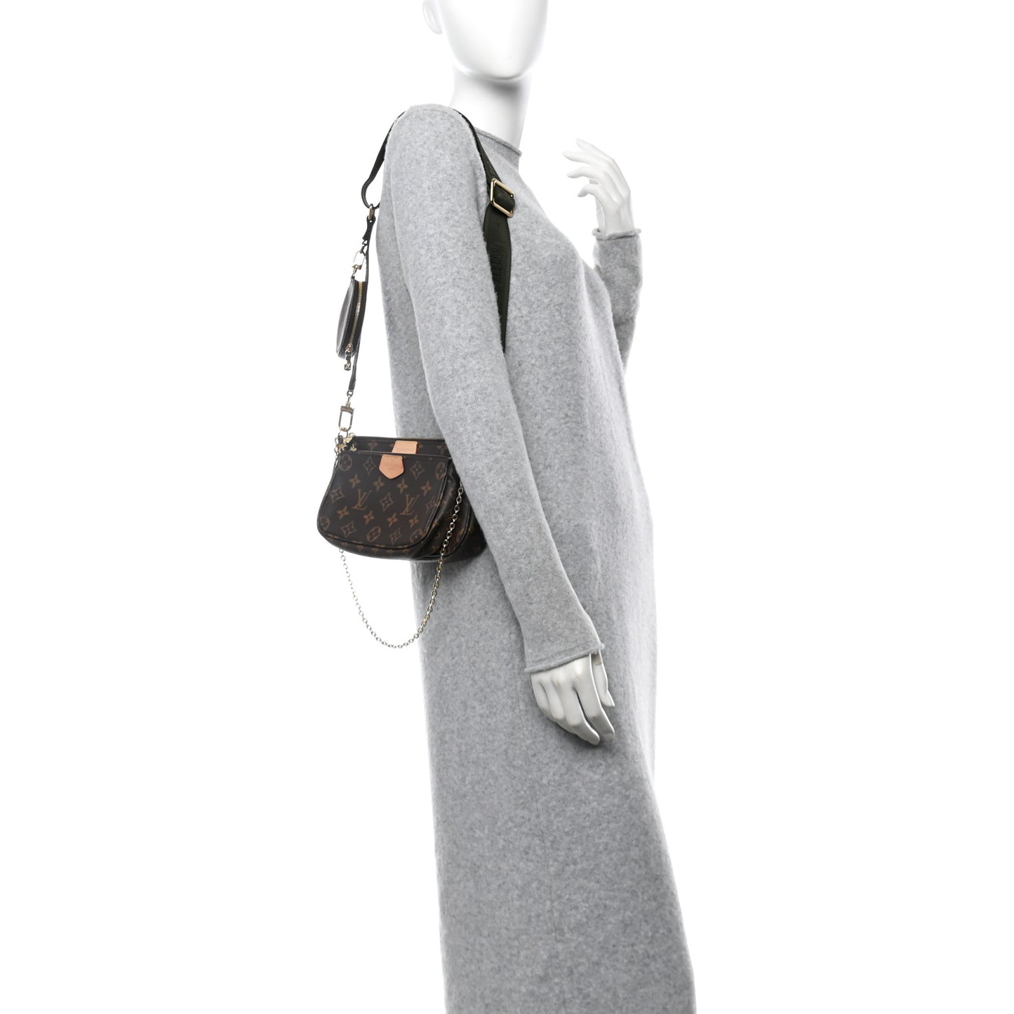 Monogram Multi Pochette Accessories Kaki