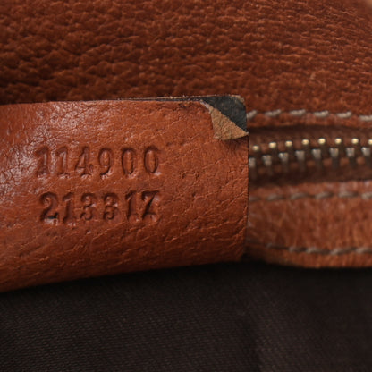 Gucci Monogram Large Horsebit Chain Hobo Brown 6 of 17