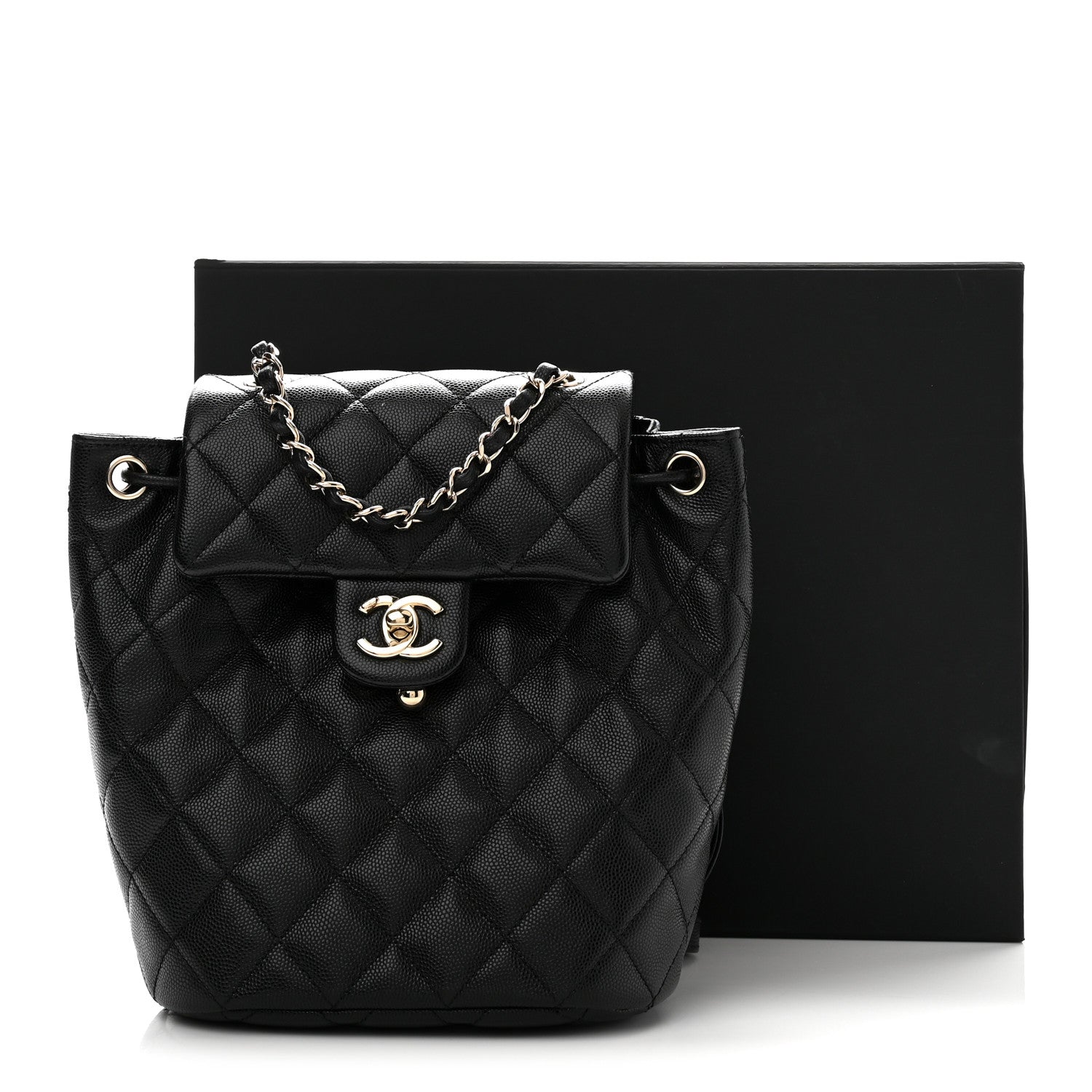 Chanel Caviar Quilted Mini Urban Spirit Backpack Black 11 of 11