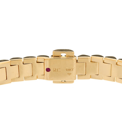 Roberto Coin 18K Yellow Gold Diamond Obelisco Flexible Bangle Bracelet 3 of 3