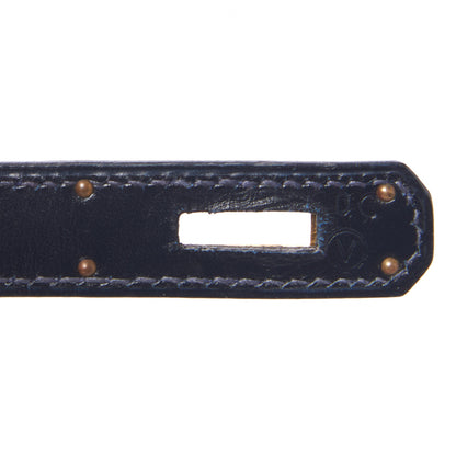 Hermes Box Kelly Sellier 28 Indigo 27 of 34