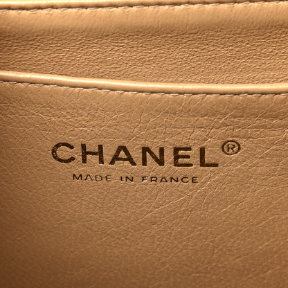 Chanel Caviar Quilted XL Jumbo Single Flap Beige 6 of 11