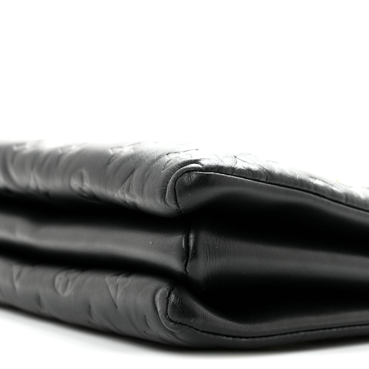 Louis Vuitton Lambskin Embossed Monogram Coussin PM Black 11 of 16