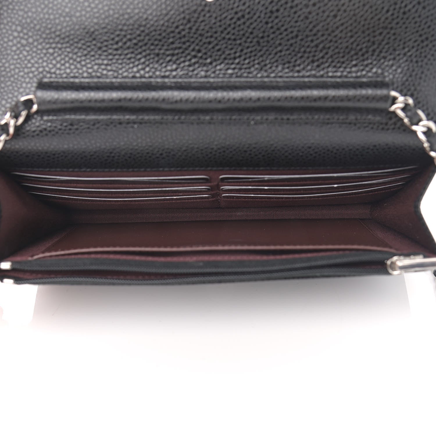 Chanel Caviar Quilted Wallet On Chain WOC Black 5 of 13