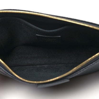 Louis Vuitton Empreinte Monogram Giant Multi Pochette Accessories Large Pochette Black 5 of 10