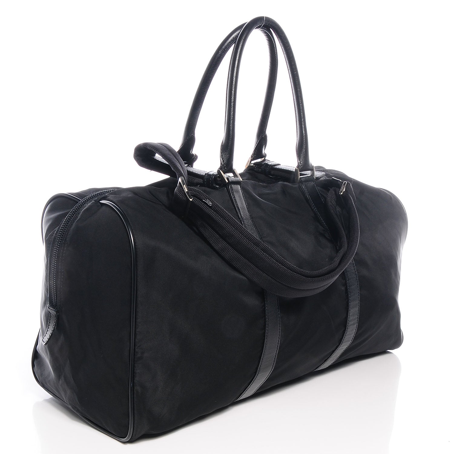 Prada Nylon Viaggio Duffle Black 3 of 10