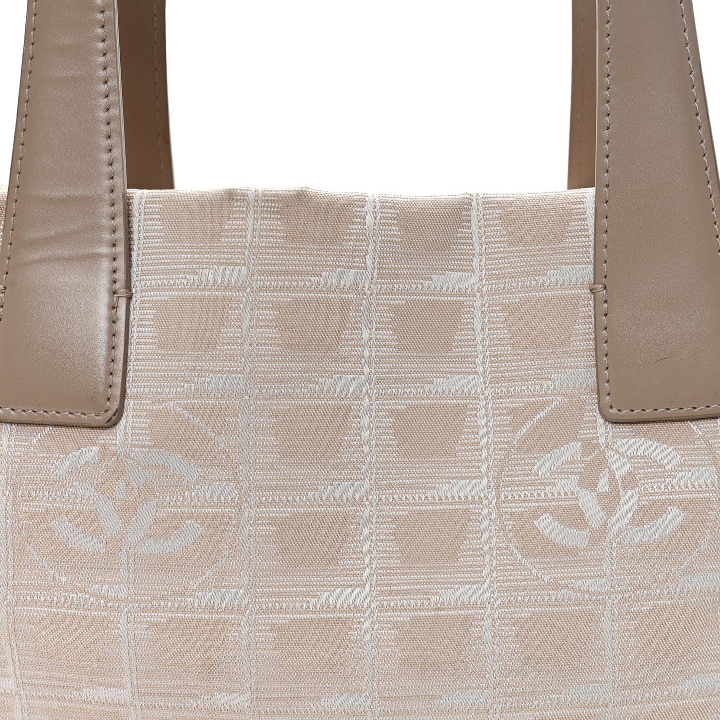 Nylon Small Travel Tote Beige