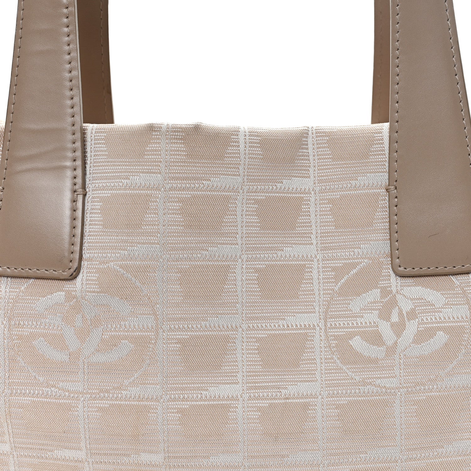Chanel Nylon Small Travel Tote Beige 8 of 13