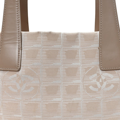 Chanel Nylon Small Travel Tote Beige 8 of 13
