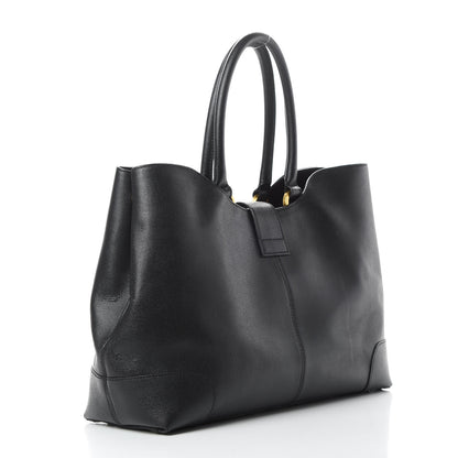 Fendi Vitello Elite Chameleon Shopper Tote Black 3 of 13