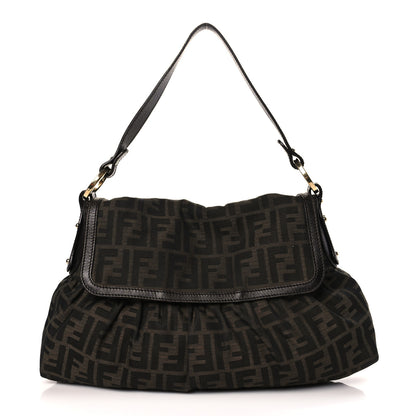 Fendi Zucca Medium Chef Shoulder Bag Tobacco 1 of 12