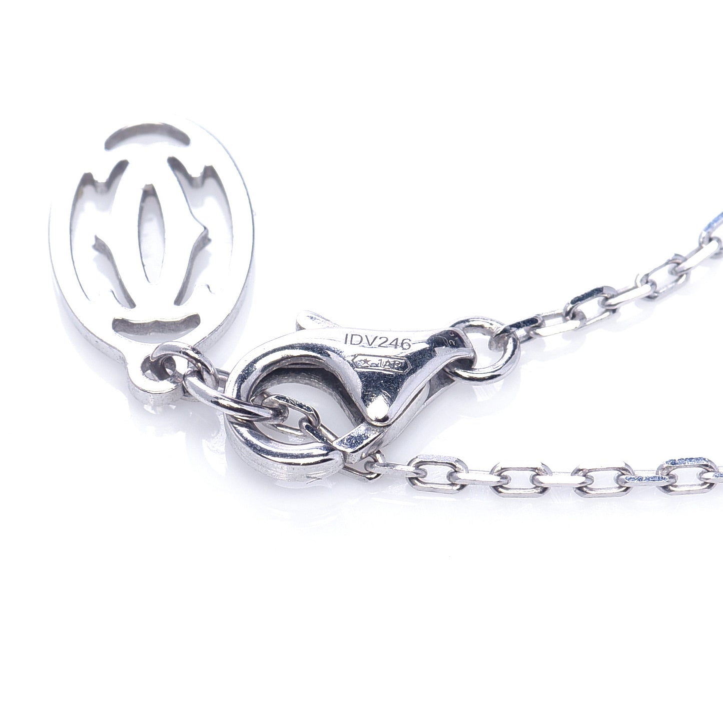 18K White Gold Diamond SM D'Amour Pendant Necklace