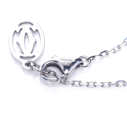 Cartier 18K White Gold Diamond SM D'Amour Pendant Necklace 5 of 6