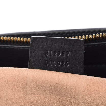 Gucci Suede Patent GG Web Medium Ophidia Top Handle Chain Blue Black 7 of 16