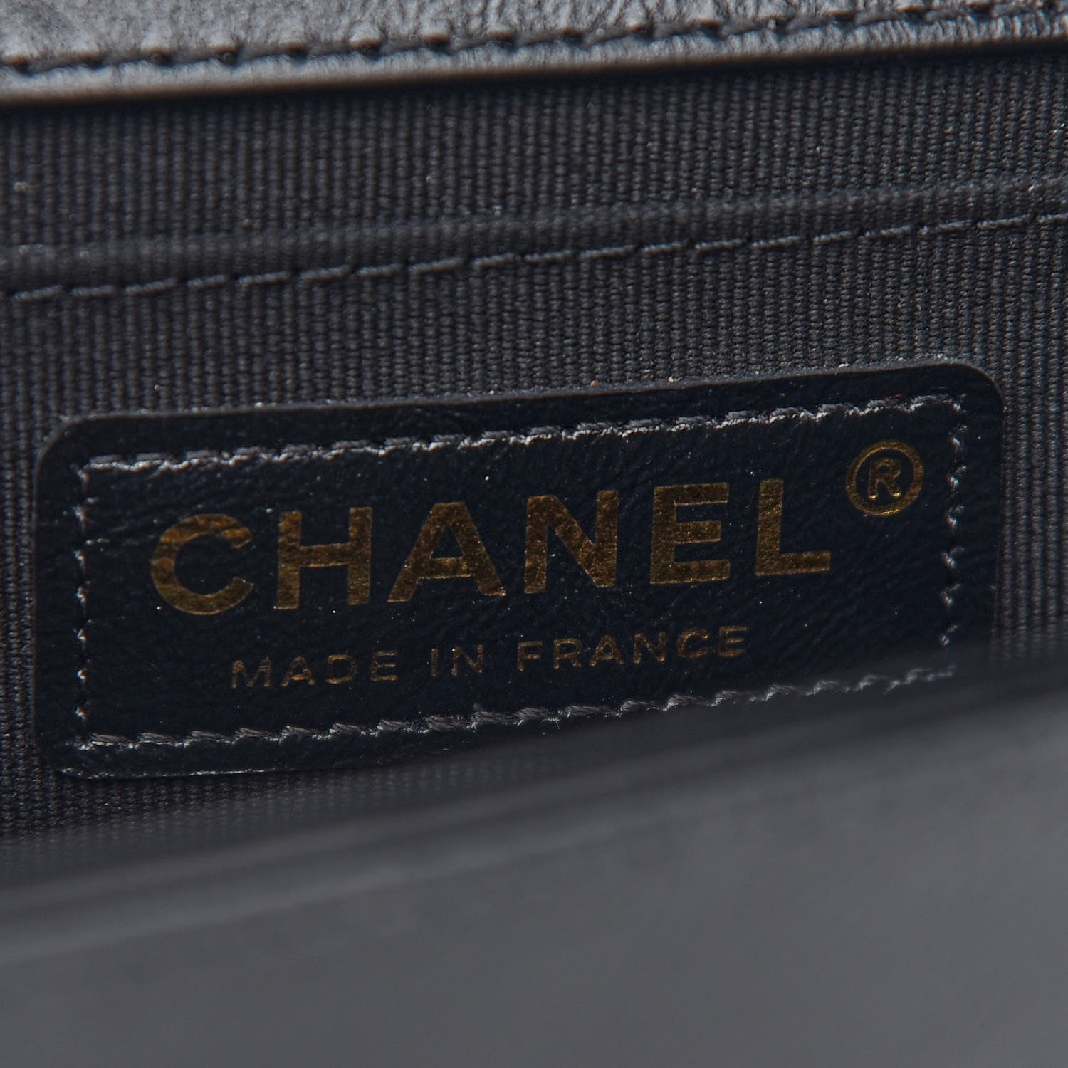 Chanel Metallic Glazed Calfskin Medium Boy Flap Black Gold 6 of 9