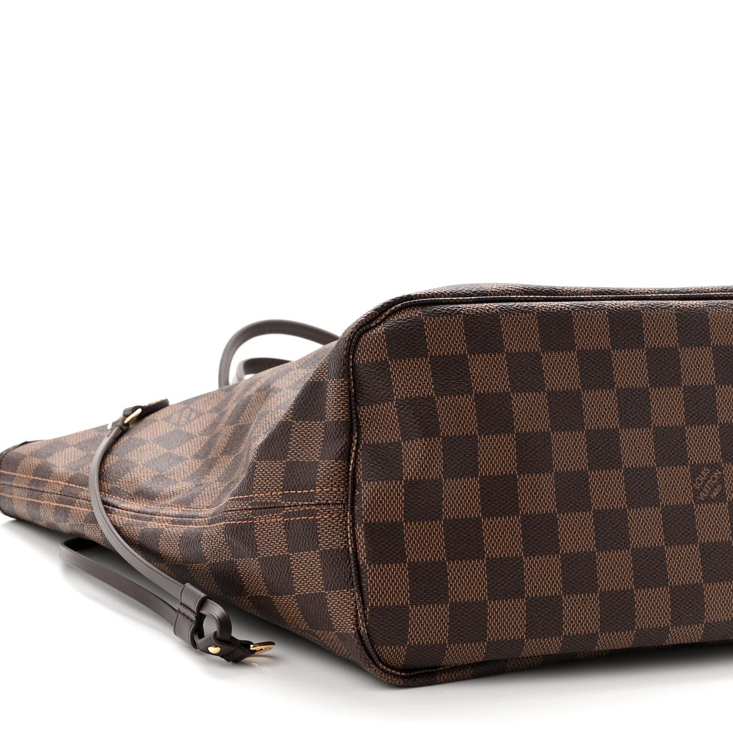 Louis Vuitton Damier Ebene Neo Neverfull MM Rose Ballerine 9 of 12