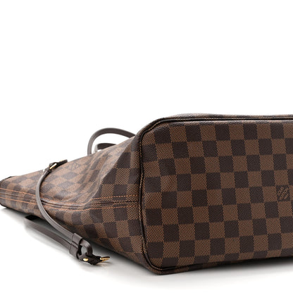 Louis Vuitton Damier Ebene Neo Neverfull MM Rose Ballerine 9 of 12