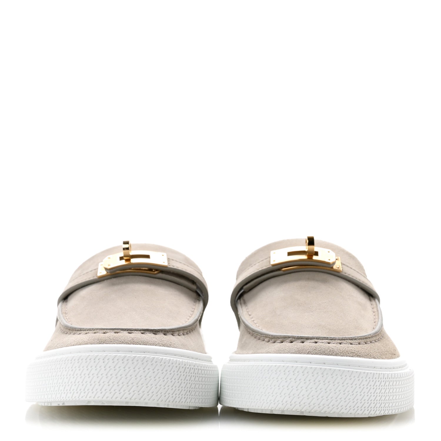 Hermes Suede Goatskin Game Slip On Sneakers 38 Beige Esquisse 38 Beige Esquisse 3 of 9