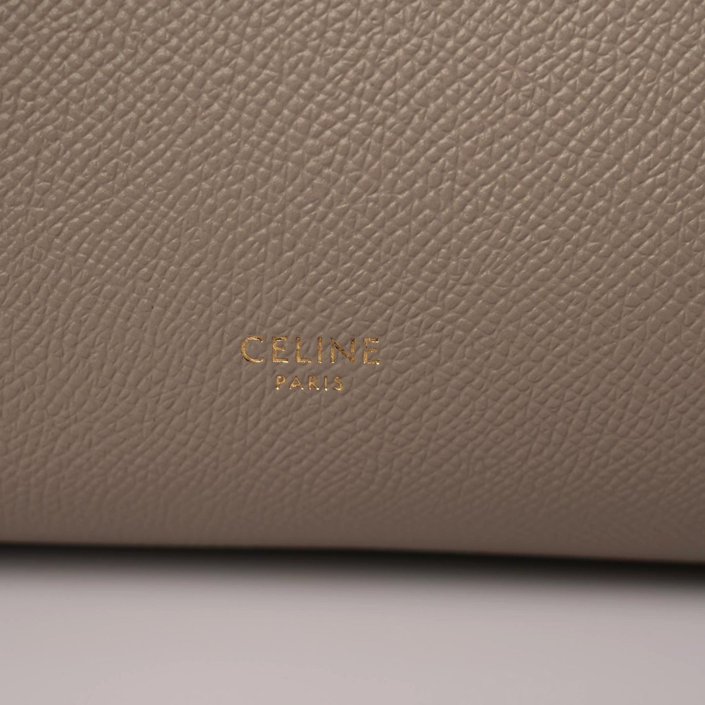 Grained Calfskin Micro Belt Bag Light Taupe