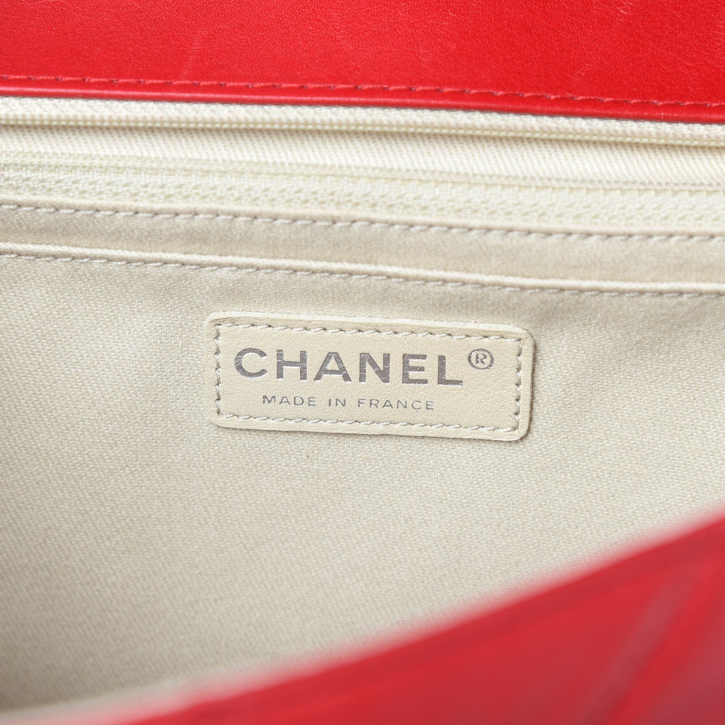 Calfskin Quilted In the Business Flap Bag Red