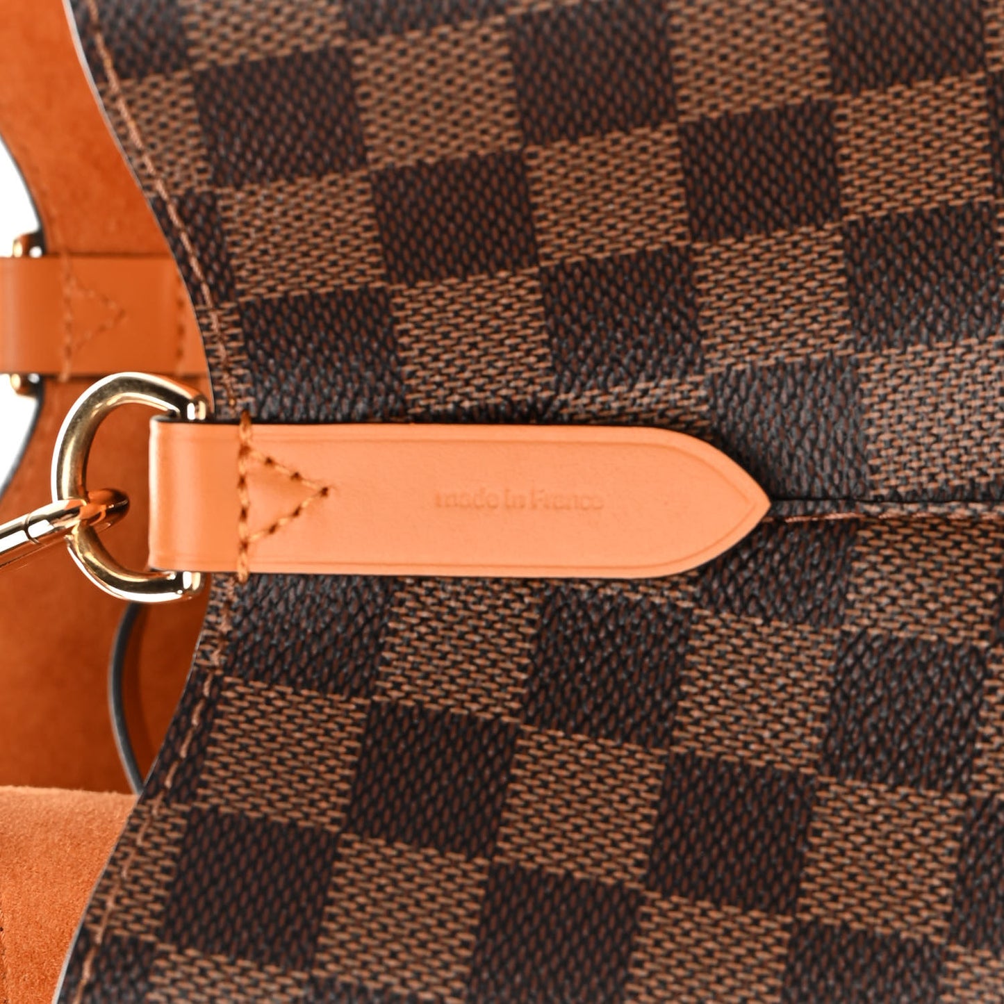 Damier Ebene Neonoe MM Safran