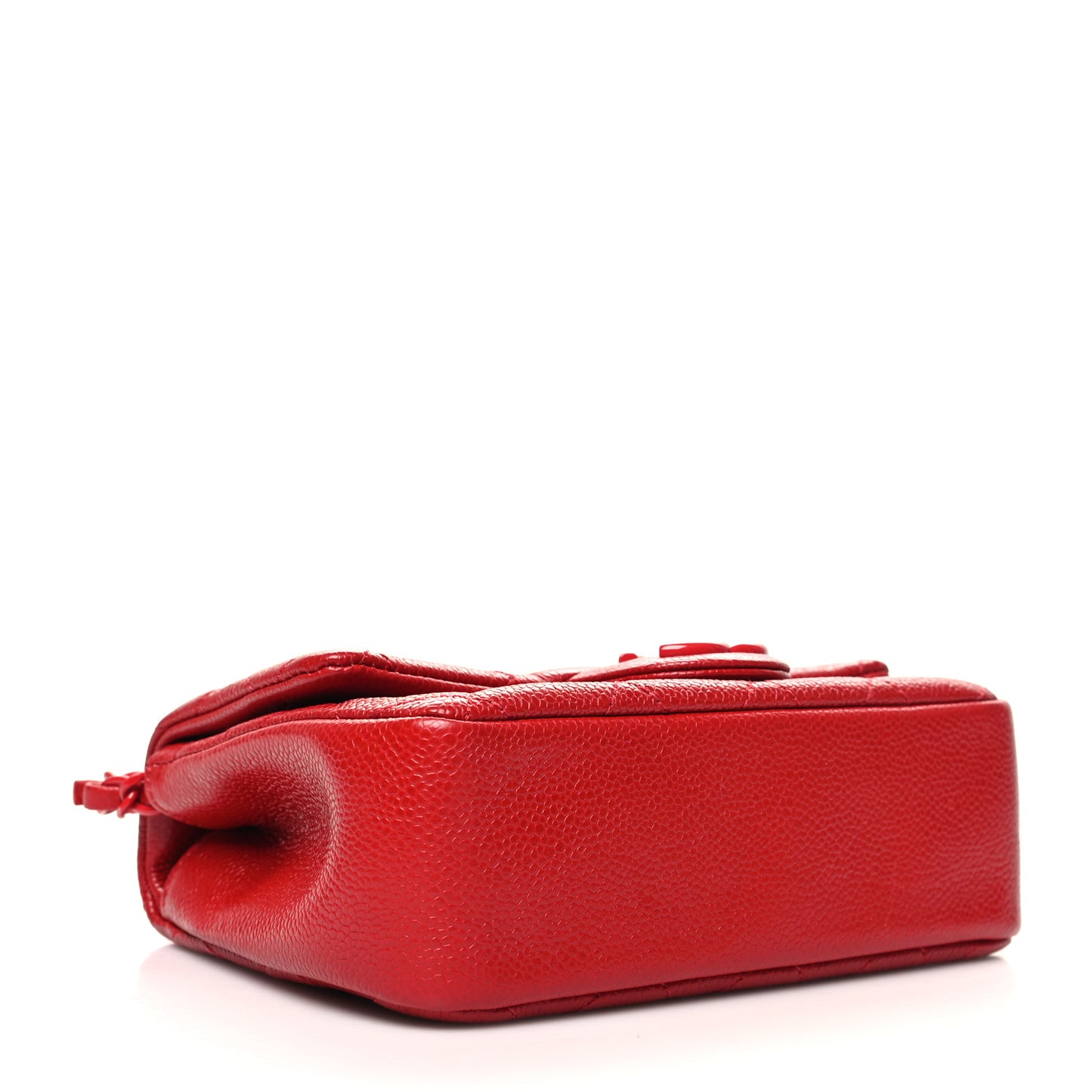 Caviar Quilted Mini Incognito Square Flap Red