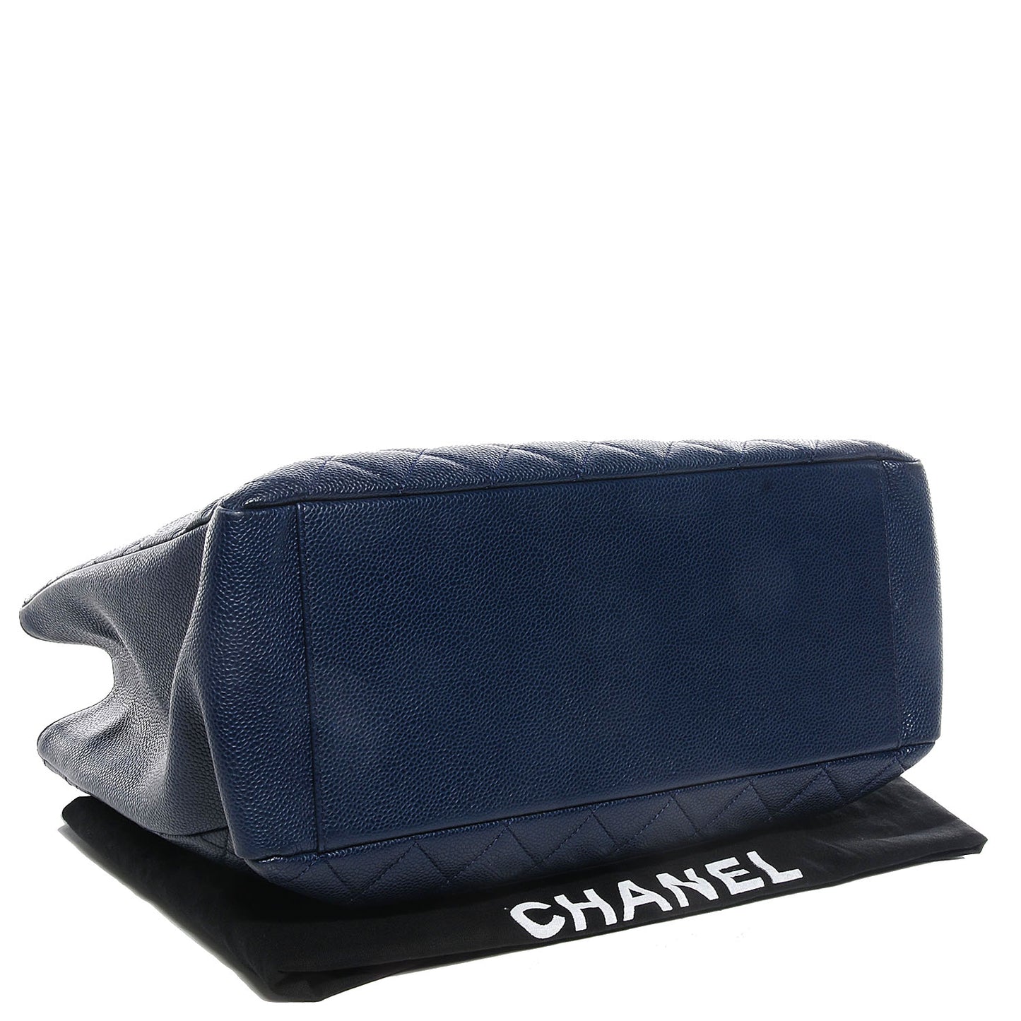 Caviar Grand Shopping Tote GST Dark Blue