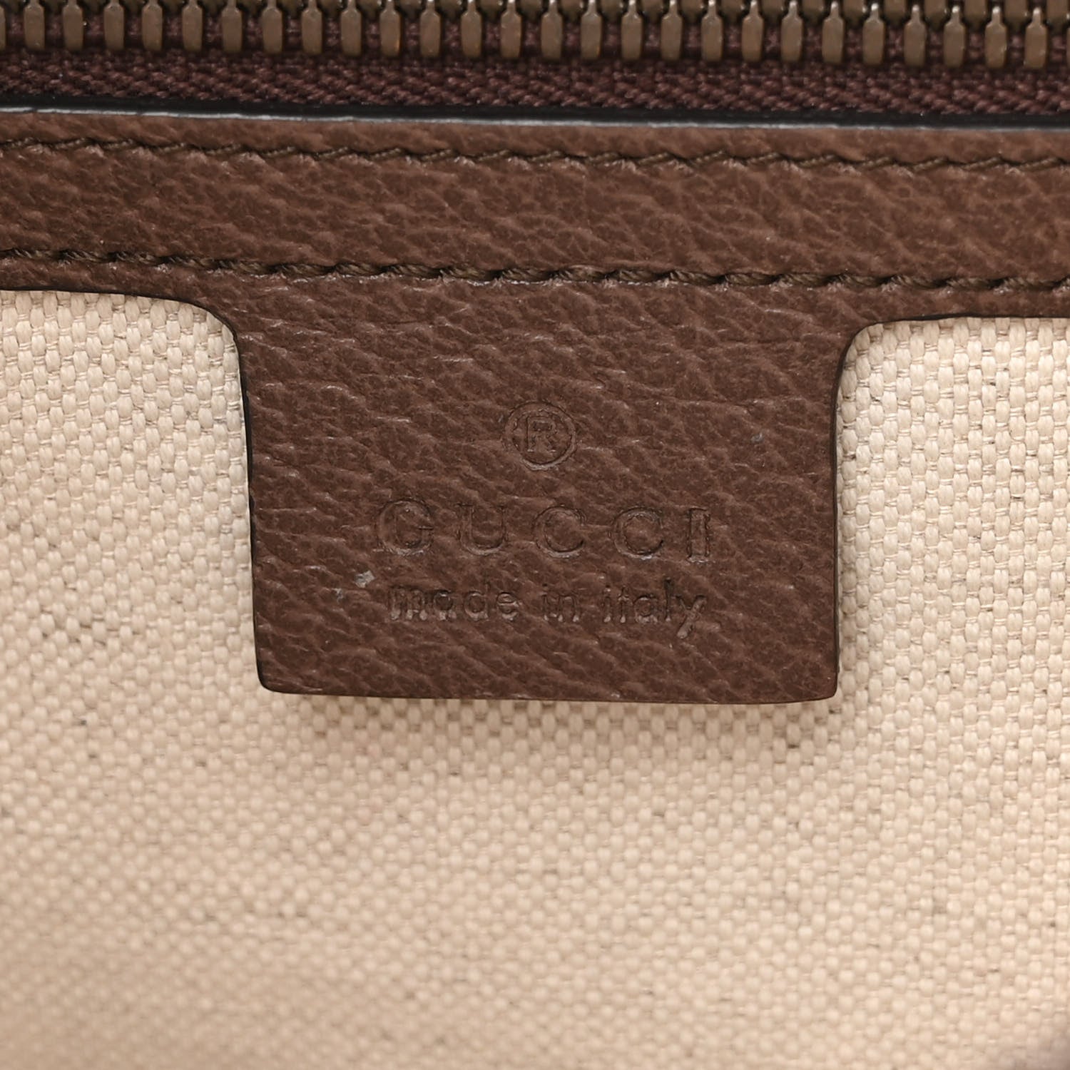Gucci GG Supreme Monogram Web Small Ophidia Half Moon Hobo Brown 6 of 10
