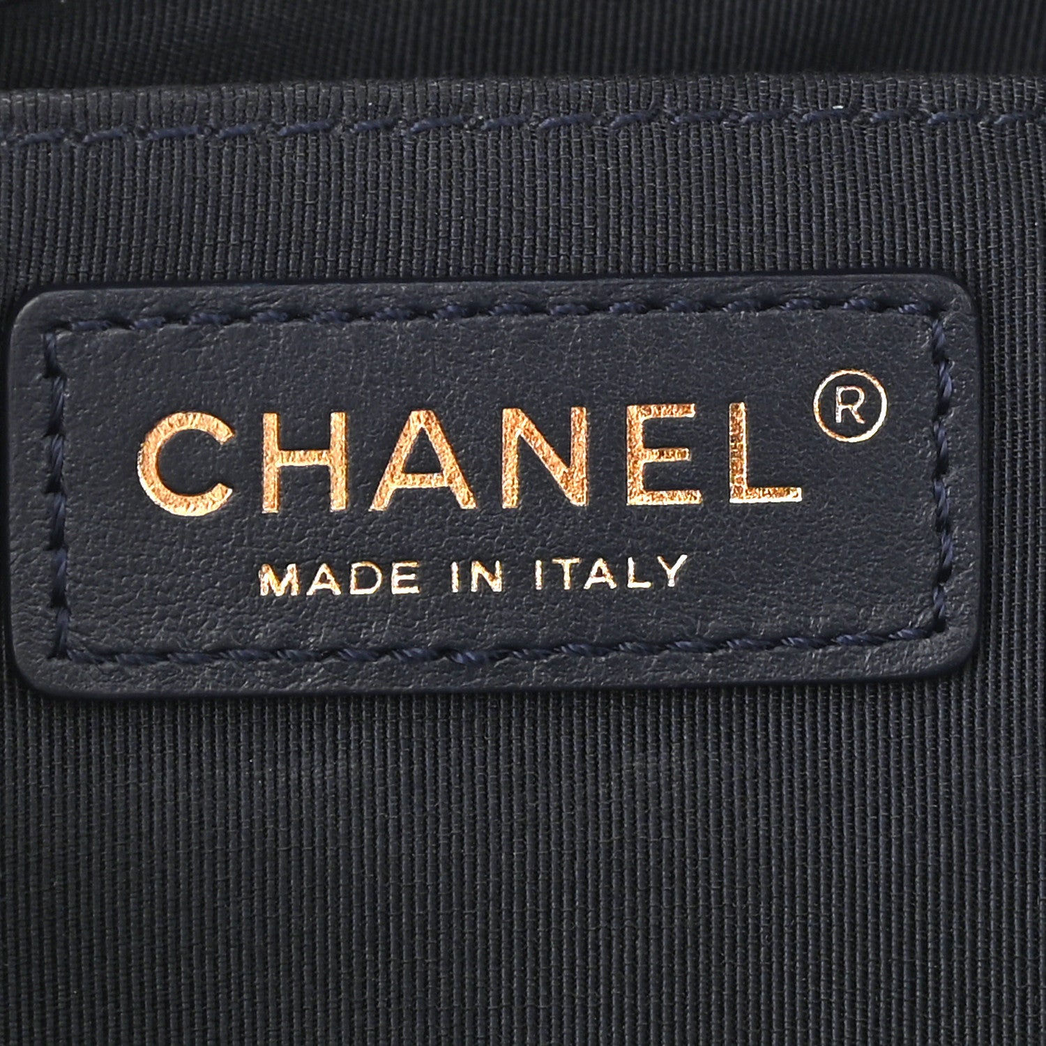 Chanel Caviar Quilted Rolled Up Bucket Drawstring Bag Navy 6 of 12