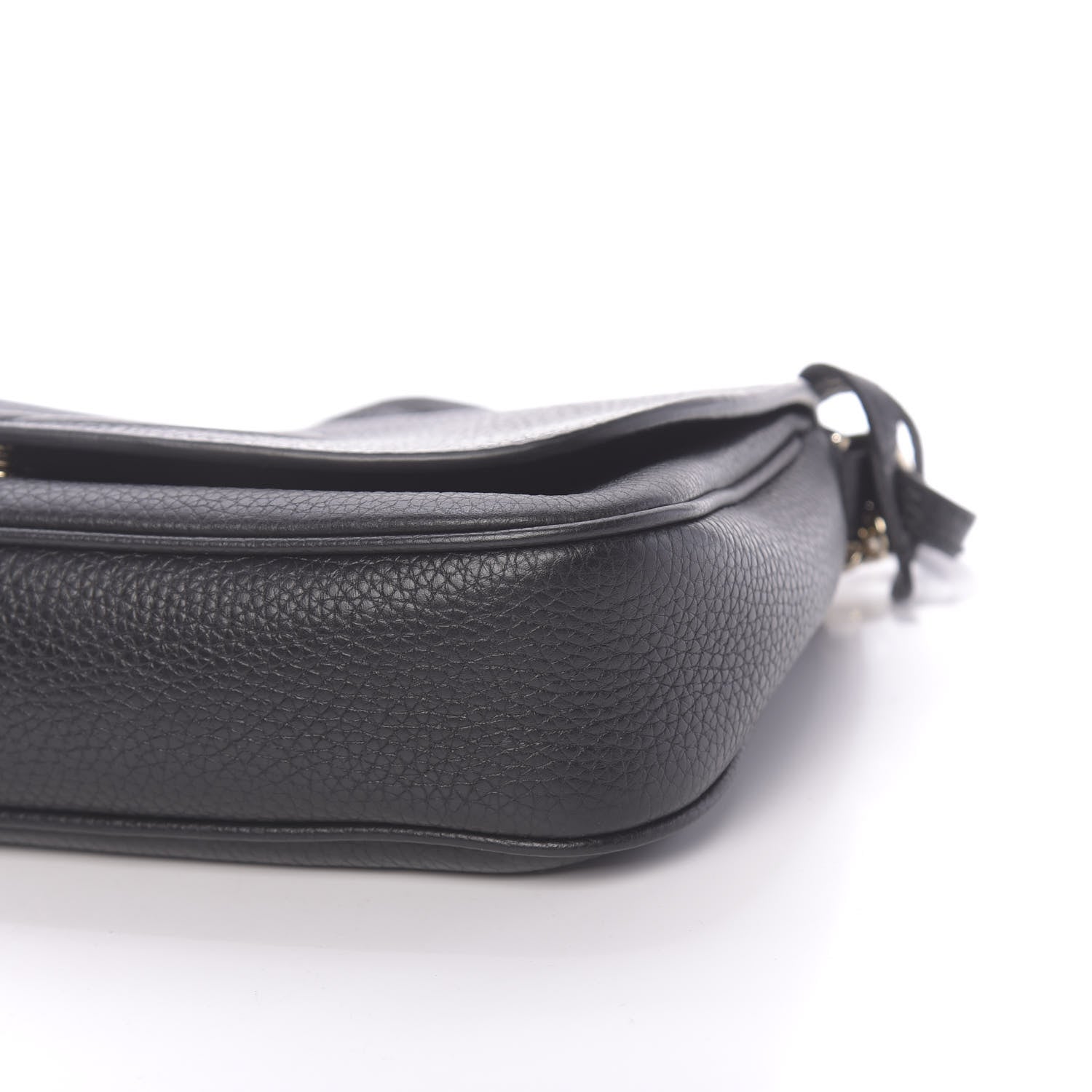 Gucci Pebbled Calfskin Medium Soho Flap Crossbody Black 10 of 11