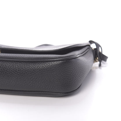 Gucci Pebbled Calfskin Medium Soho Flap Crossbody Black 10 of 11