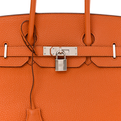 Hermes Togo Birkin 35 Orange 8 of 10