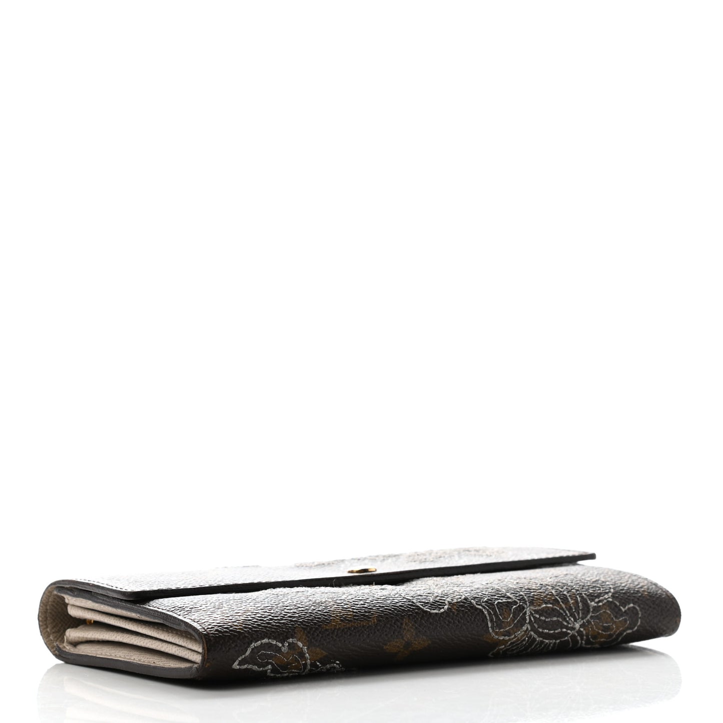 Monogram Dentelle Sarah Wallet Silver
