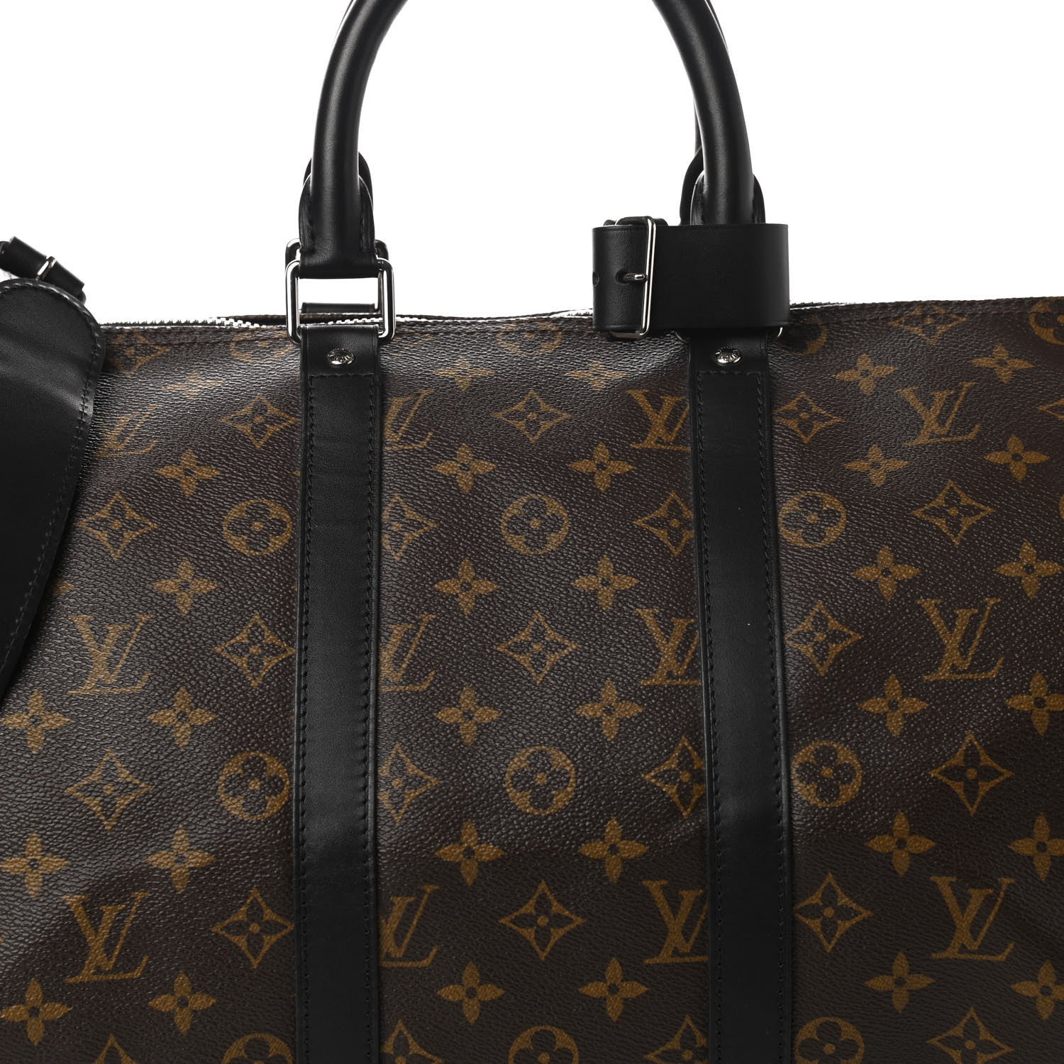Louis Vuitton Monogram Macassar Keepall Bandouliere 45 14 of 23