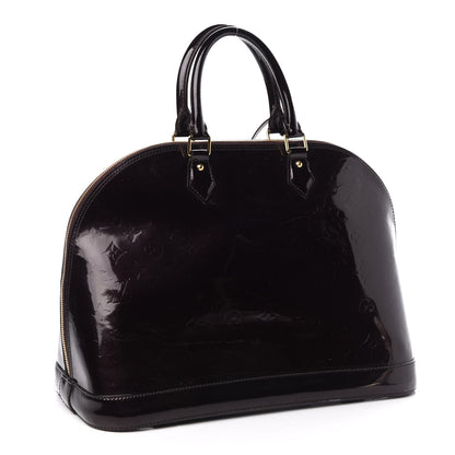 Louis Vuitton Vernis Alma GM Amarante 3 of 14