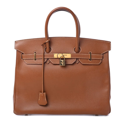 Hermes Courchevel Birkin 35 Gold 1 of 19