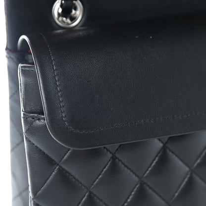 Chanel Lambskin Quilted Medium Double Flap Black 10 of 10