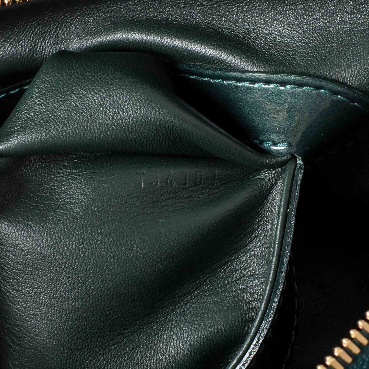 Patent Lambskin Fascination Lockit Vert Fonce