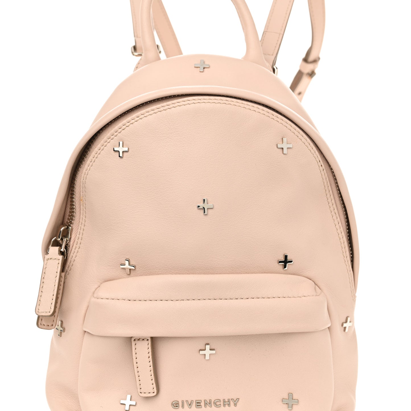 Smooth Calfskin Nano Cross Backpack Nude Pink