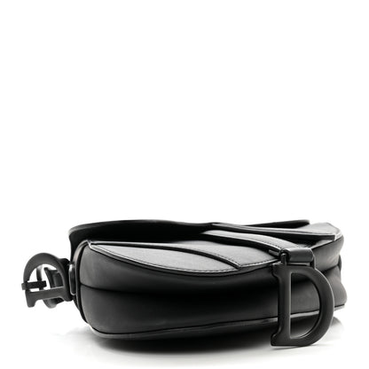 Christian Dior Ultra Matte Calfskin Mini Saddle Bag Black 4 of 9