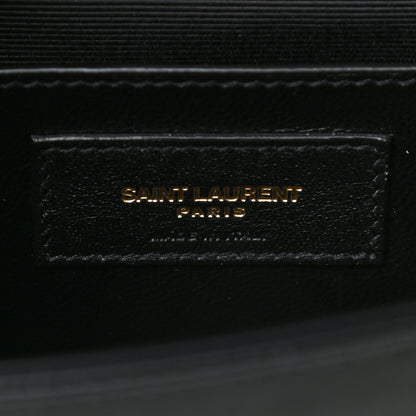 Saint Laurent Calfskin Small Monogram Kate Satchel Black 5 of 9