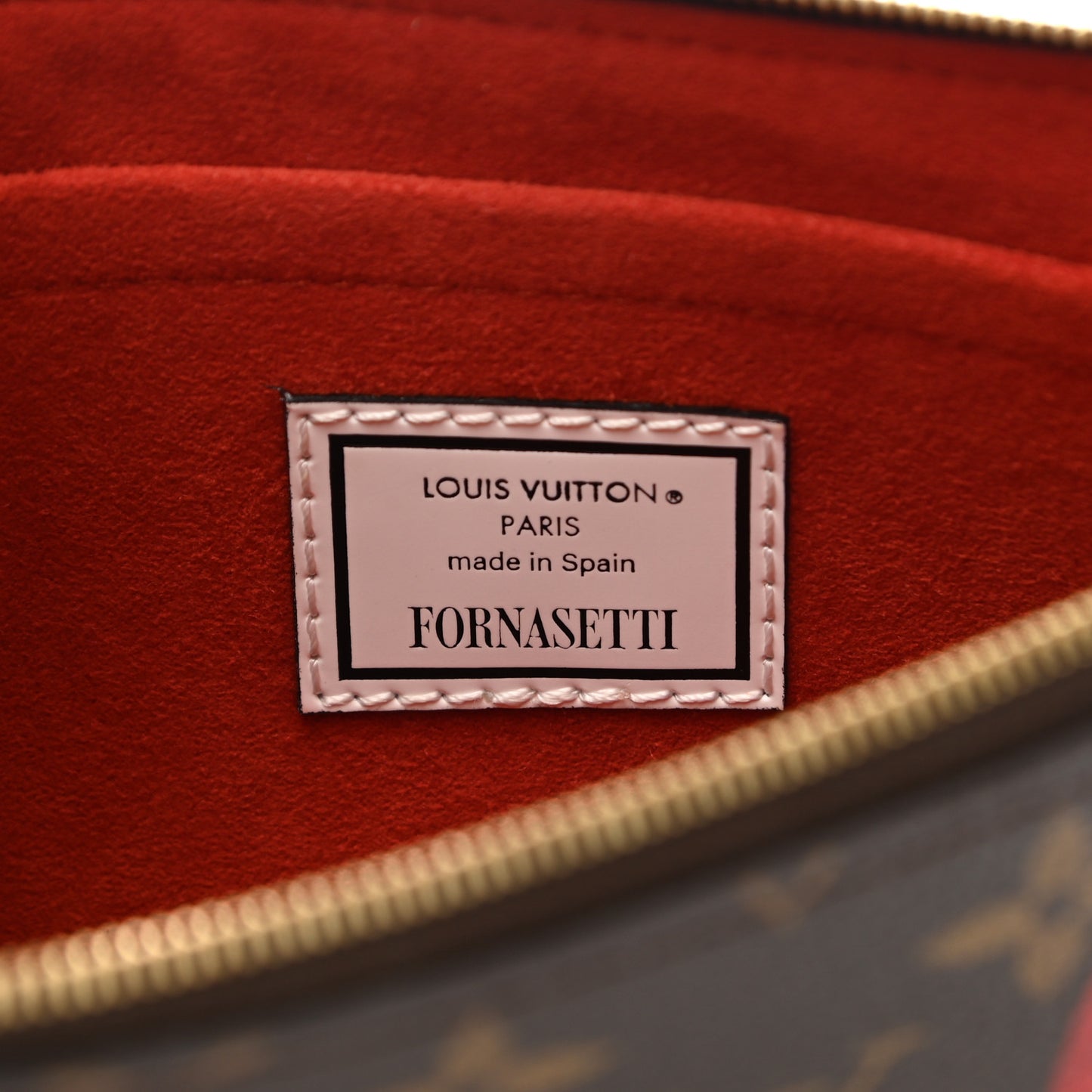 X FORNASETTI Monogram Cameo Neverfull MM GM Pochette